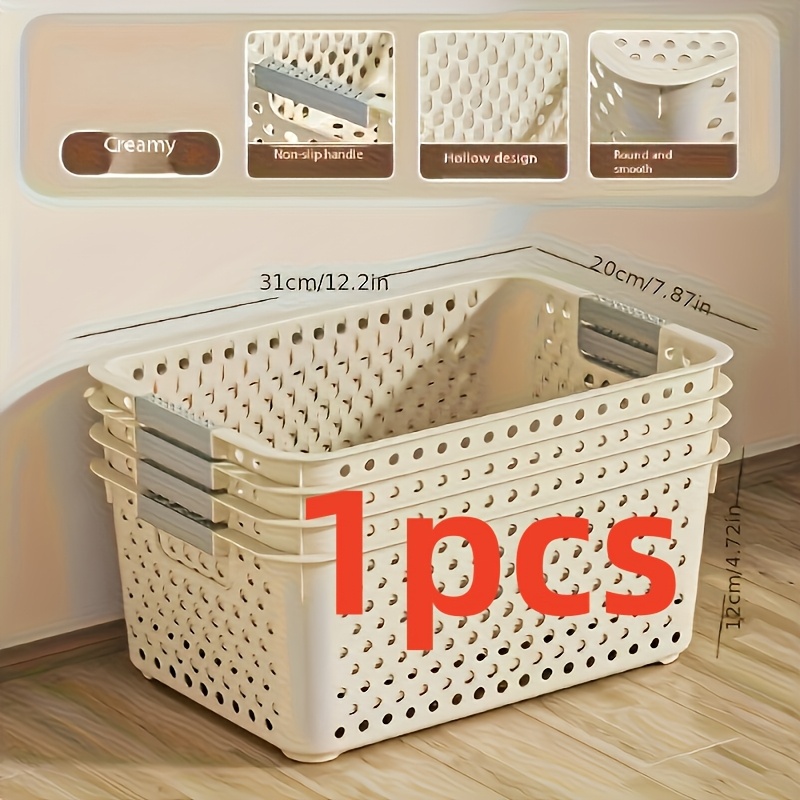 Kitchen Baking Tray Organizer - Large-capacity plastic storage box with an