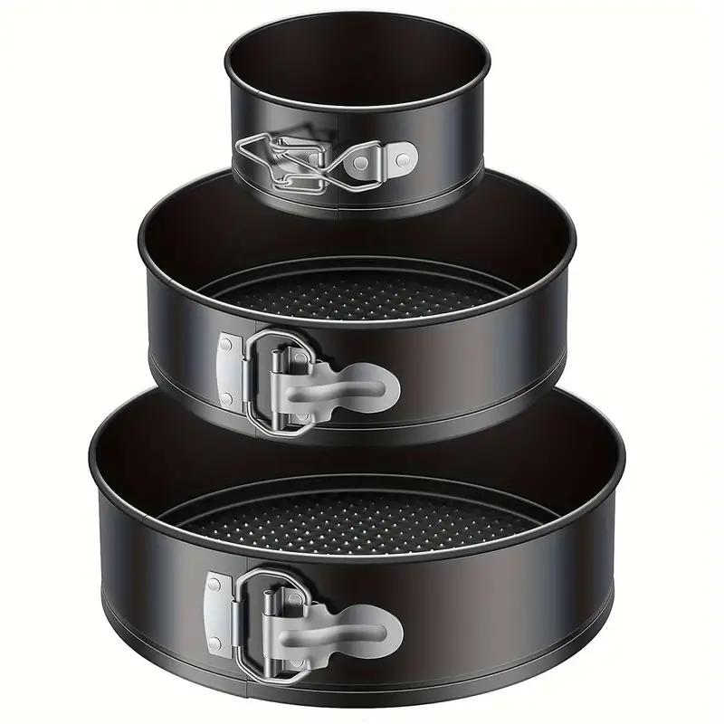 Springform Pan Set - Springform Pan, Nonstick Leakproof 3pcs (4