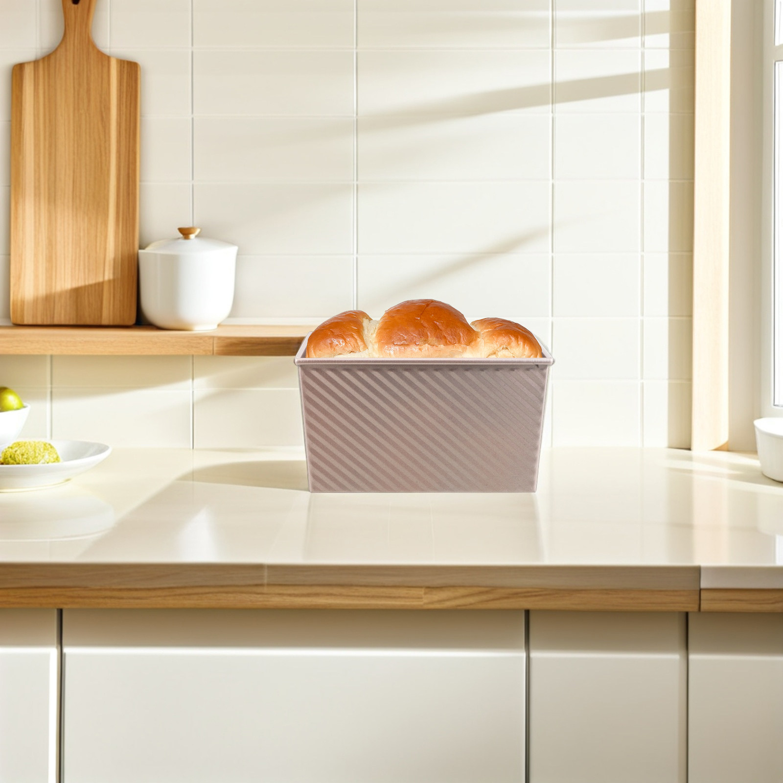 Kitchen Baking Supplies - Non-Stick Rectangular Toast Pan Carbon Steel