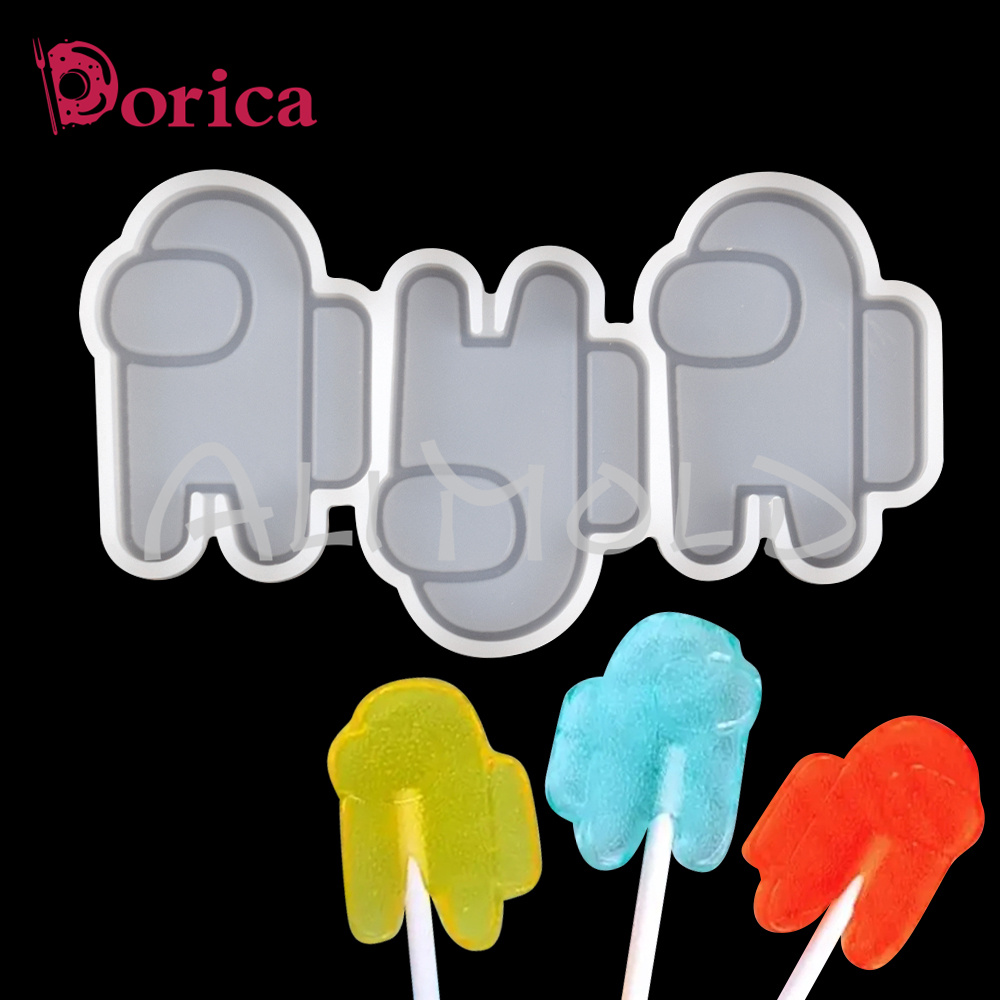 Kitchen Robot Baking - 3 Cell Robot Shape Epoxy Silicone