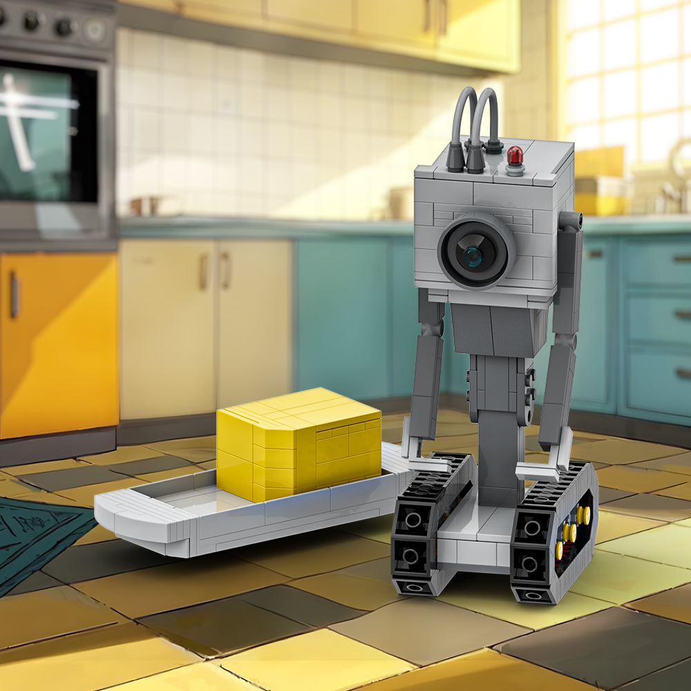 Kitchen Robot Baking - MOC Rick's Butter Robot Model Building