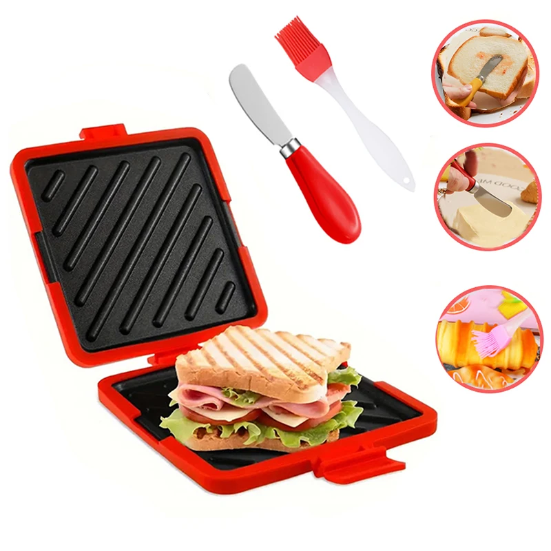 3pack Food Grade Sandwich Toas - огляд і ціна Kitchen Baking Set