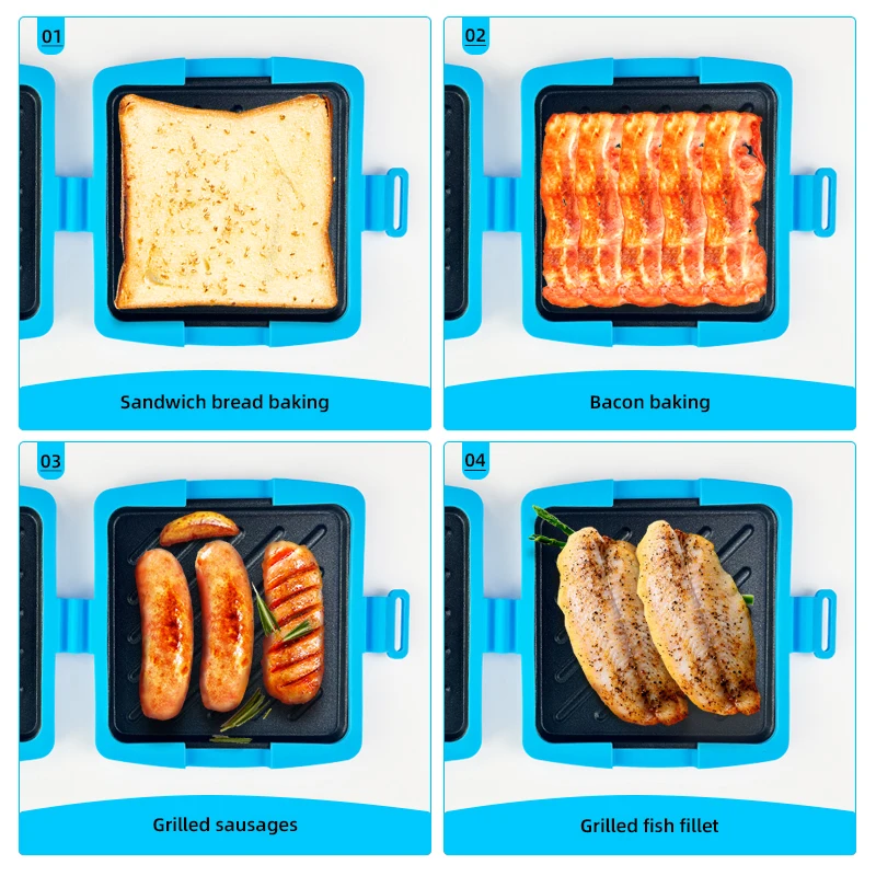 3pack Food Grade Sandwich Toas - огляд і ціна Kitchen Baking Set