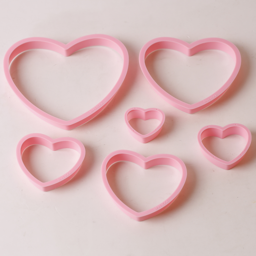 1set/3sets Pink Heart Star Flo - огляд і ціна Kitchen Baking Set