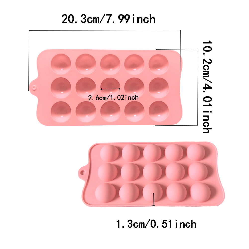 15 cavity semi-circular chocol - огляд і ціна Kitchen Appliances For Baking