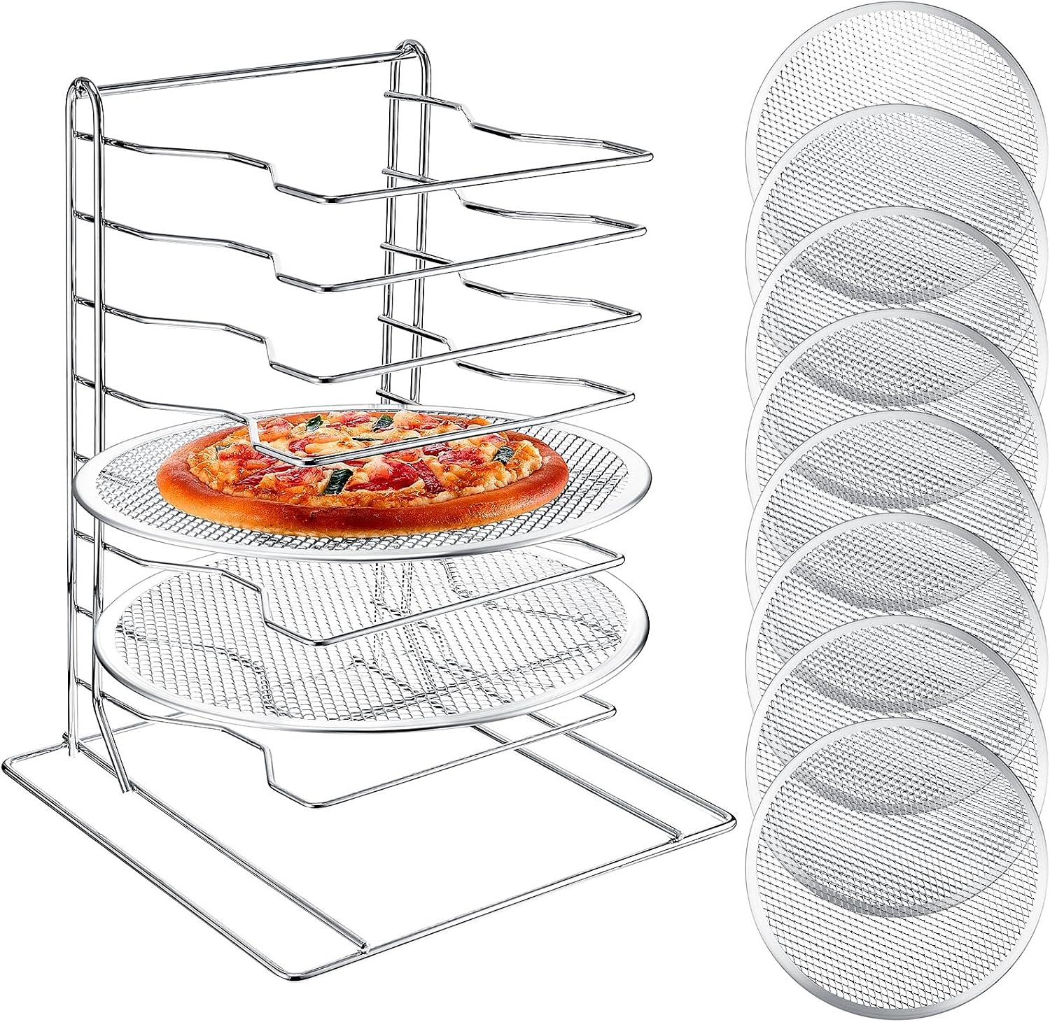 Pizza Rack 8 Tiered Stand With - огляд і ціна Kitchen Baking Set