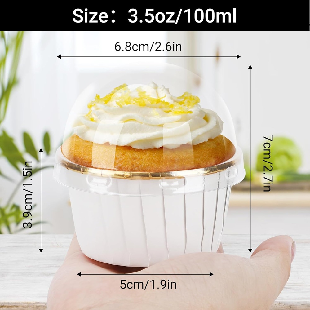 50 pcs Muffins Cup Paper Cupca - огляд і ціна Kitchen Baking Supplies