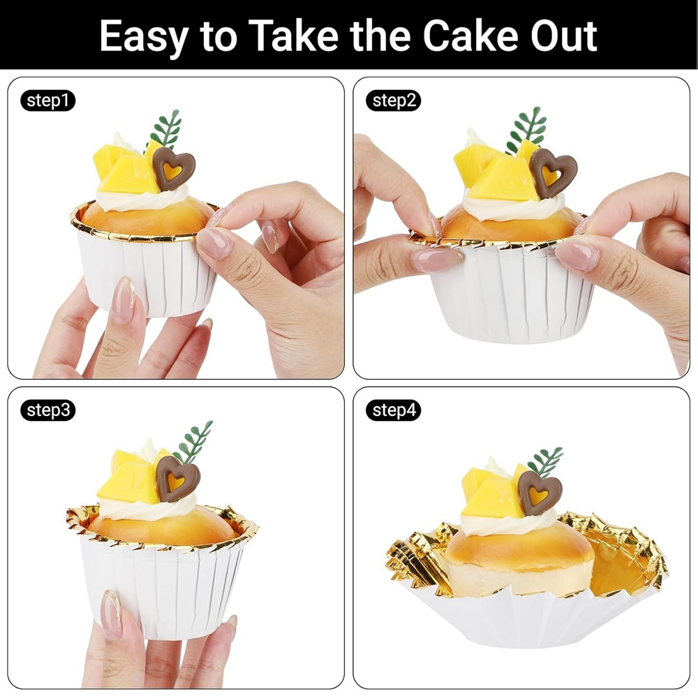 50 pcs Muffins Cup Paper Cupca - огляд і ціна Kitchen Baking Supplies
