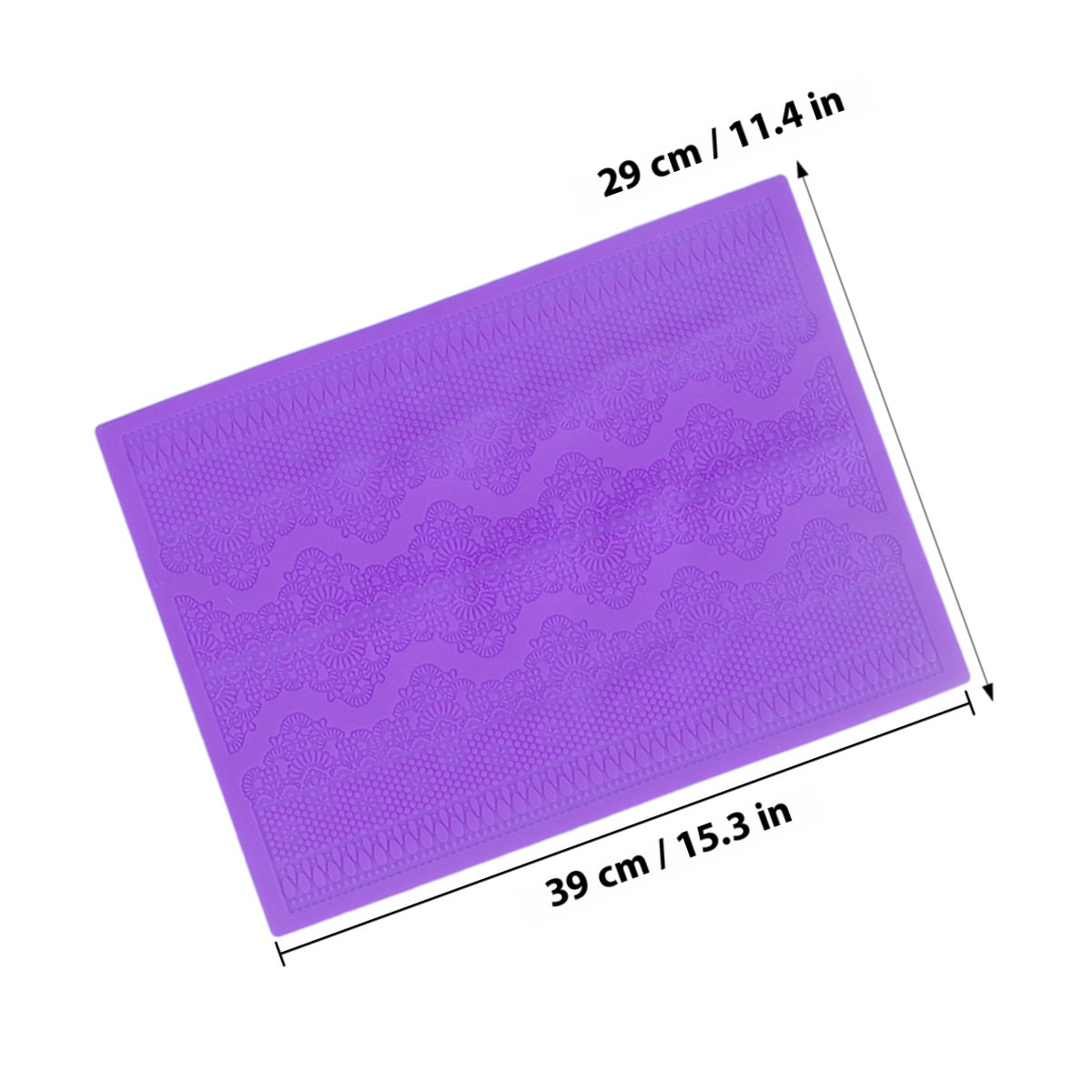 1pcs Silicone Mat Purple Food- - огляд і ціна Kitchen Baking Molds
