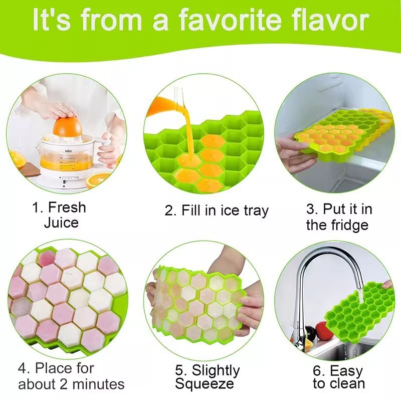 37 Grids Silicone Ice Grid Bal - огляд і ціна Kitchen Baking Tray Organizer