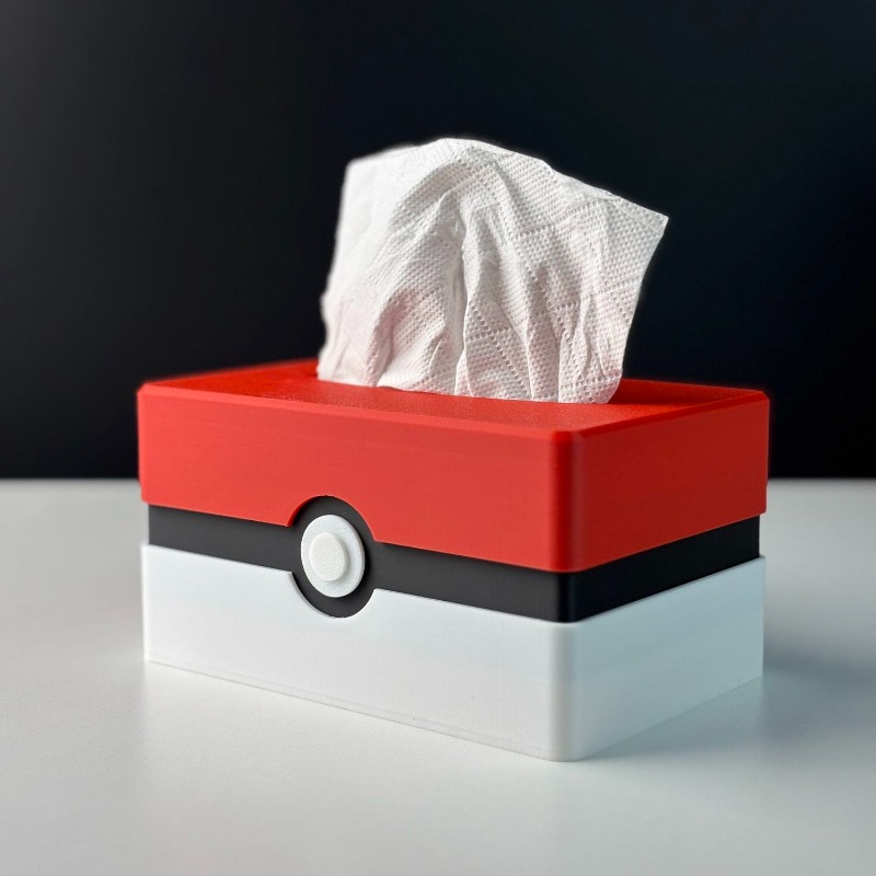 Cartoon Poke  Ball Tissue Box  - огляд і ціна Kitchen Baking Tray Organizer