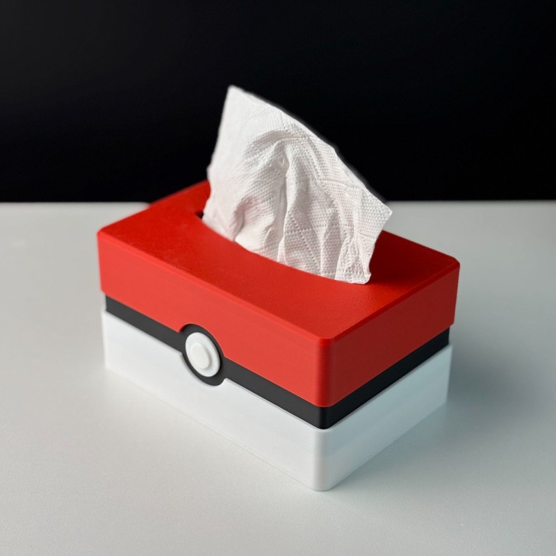 Cartoon Poke  Ball Tissue Box  - огляд і ціна Kitchen Baking Tray Organizer