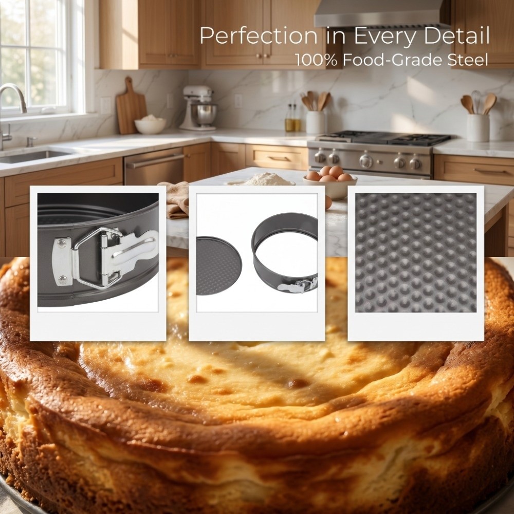 3pcs Carbon Steel Cake Pan Set - огляд і ціна Springform Pan Set