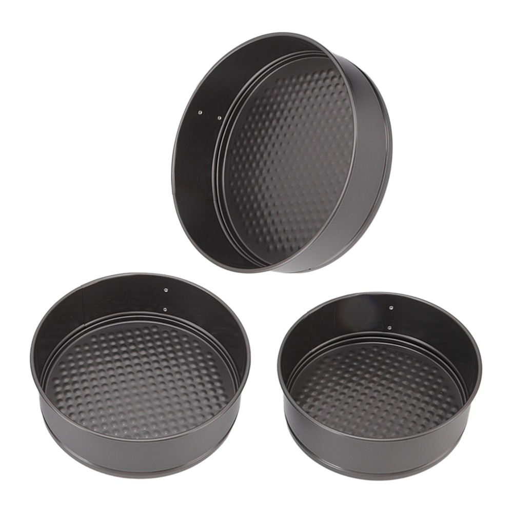3pcs Carbon Steel Cake Pan Set - огляд і ціна Springform Pan Set