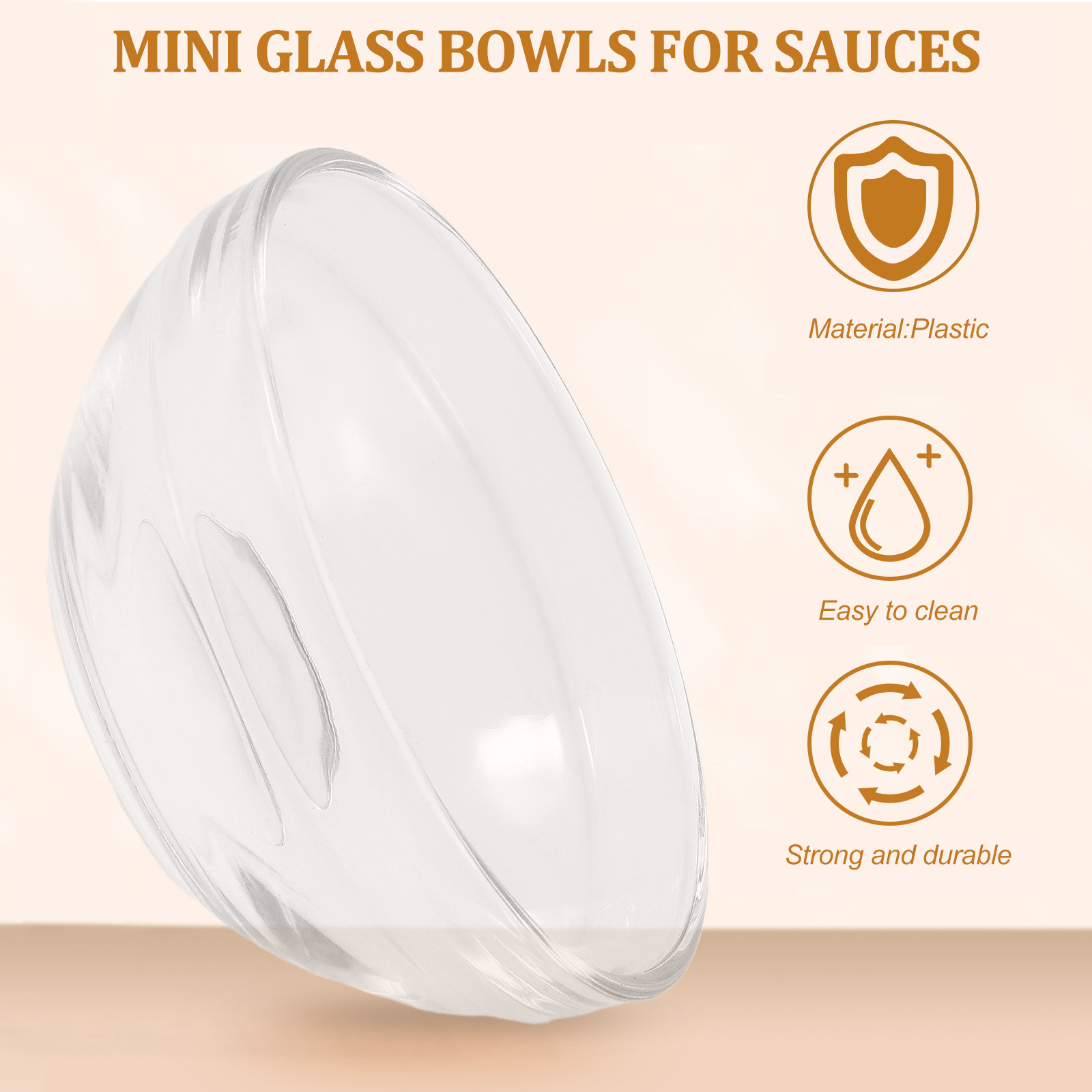 4 PCS Clear Glass Bowls for Ki - огляд і ціна Baking (Kitchen Ingredient)