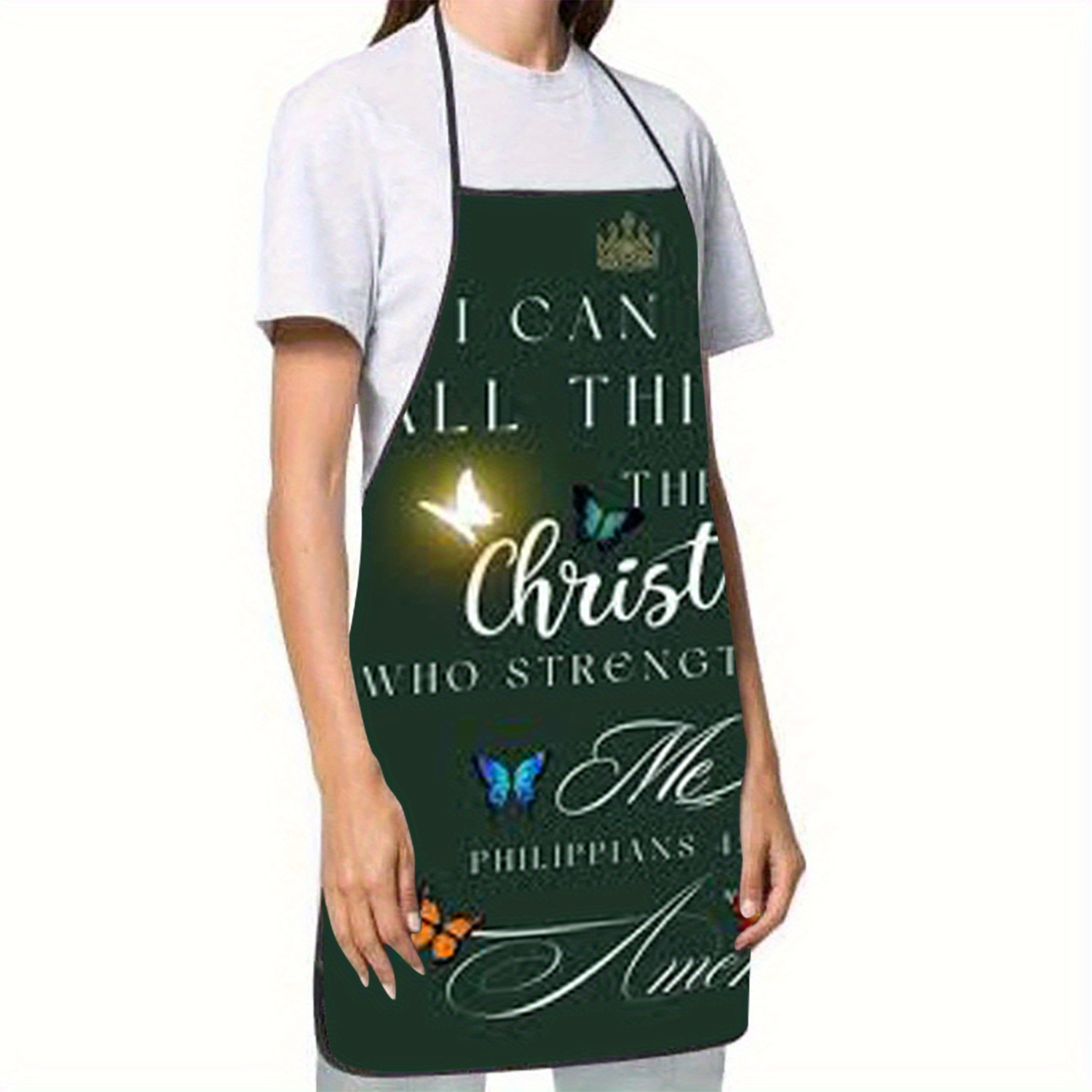 1pc Christian Apron with Phili - огляд і ціна Kitchen Baking Quotes