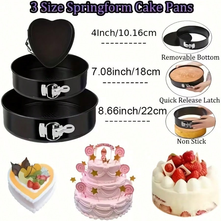 TAIMASI 492set Cake Decorating - огляд і ціна Springform Pan Set
