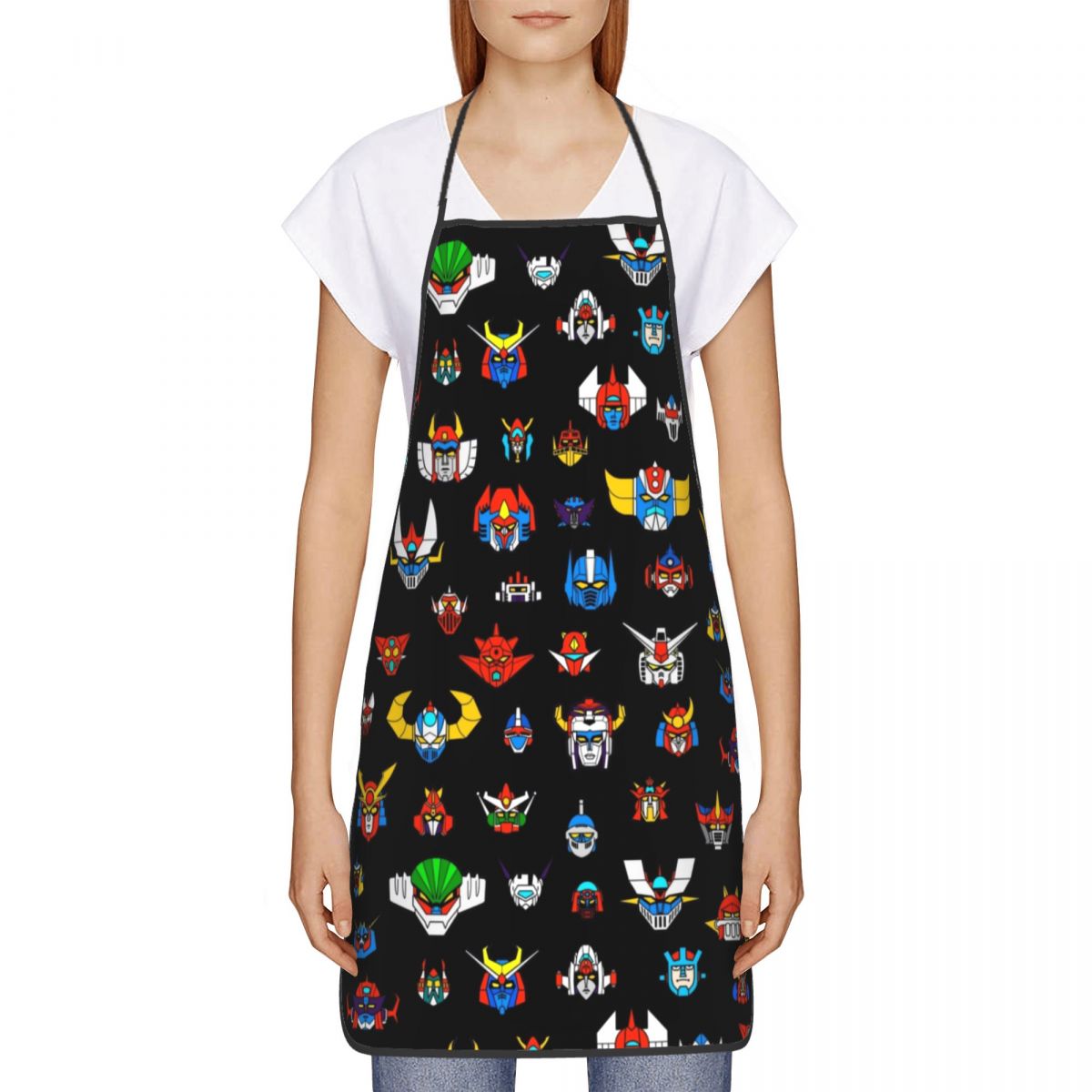 Ufo Robot Logo Funny Apron Men - огляд і ціна Kitchen Robot Baking