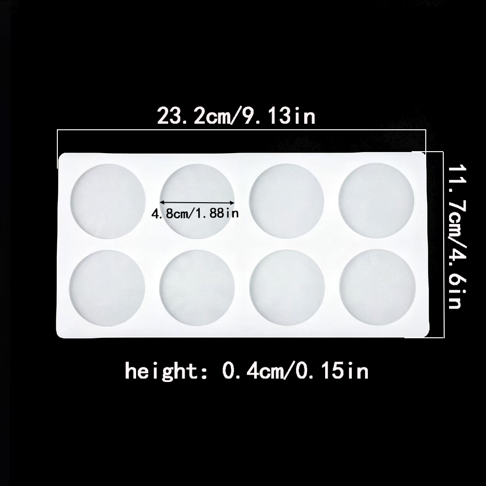 8-cavity cylindrical sugar fli - огляд і ціна Kitchen Baking Molds