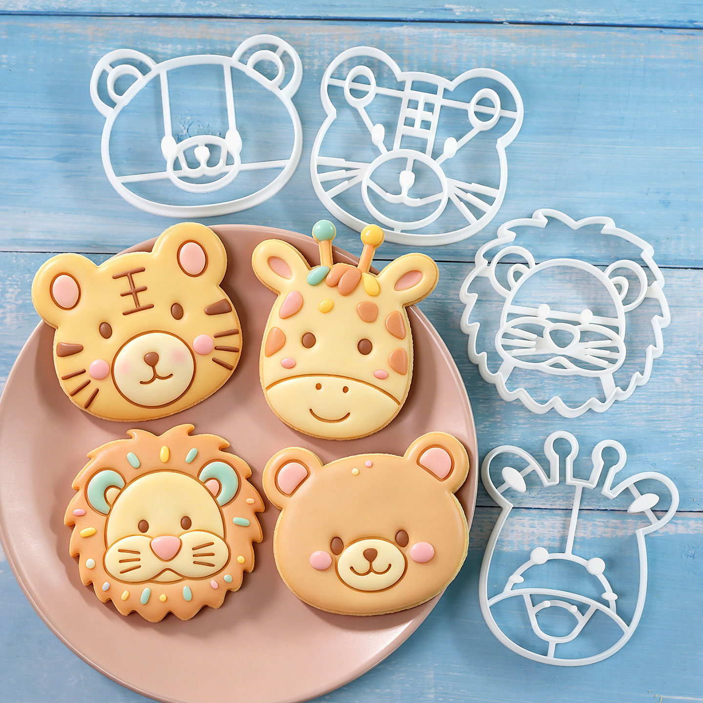 4 Pcs Animal Cookie Cutters Se - огляд і ціна Kitchen Appliances For Baking