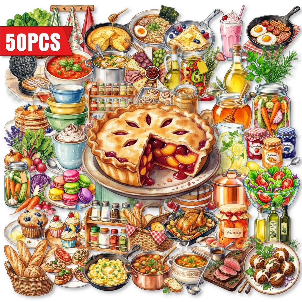 50Pcs Clear PET Kitchen Food S - огляд і ціна Baking (Kitchen Ingredient)