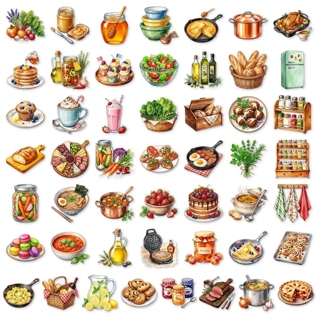50Pcs Clear PET Kitchen Food S - огляд і ціна Baking (Kitchen Ingredient)