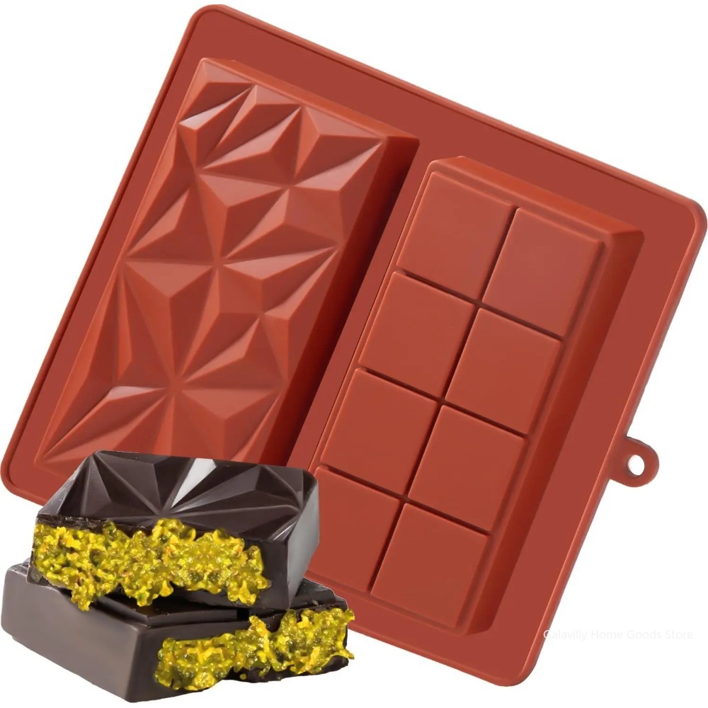 Dubai Chocolate Mold Bar Pista - огляд і ціна Kitchen Baking Molds