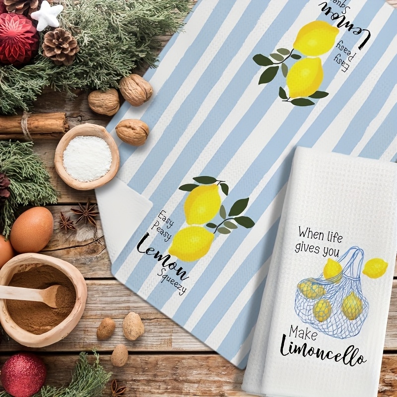 2Pcs, Lemon Mesh Kitchen Towel - огляд і ціна Kitchen Baking Set