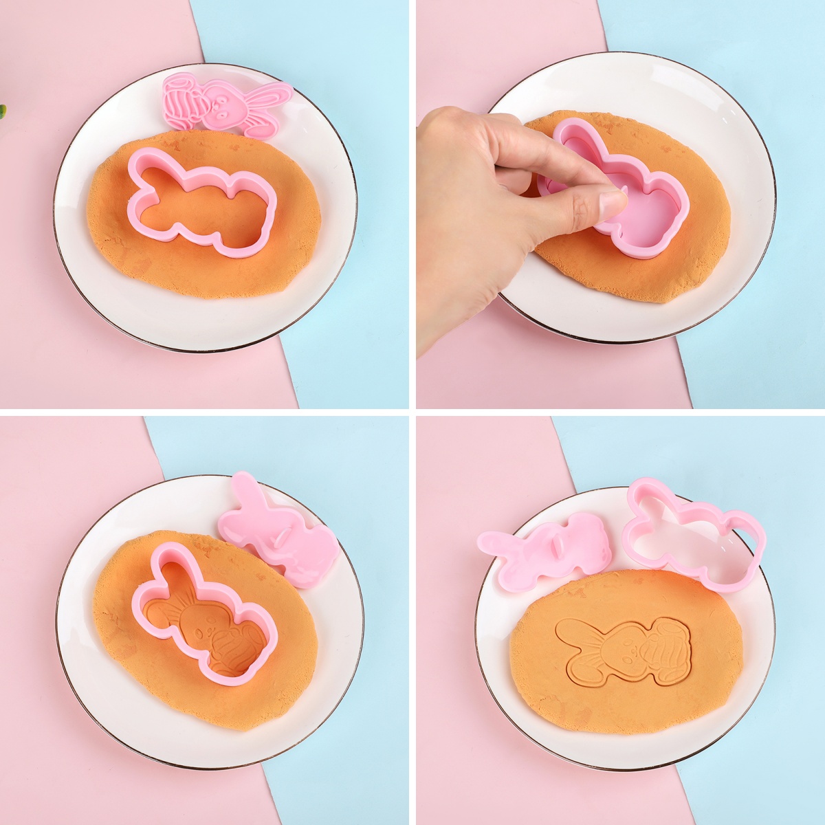 6pcs/Set Easter Bunny Cookie C - огляд і ціна Kitchen Baking Set