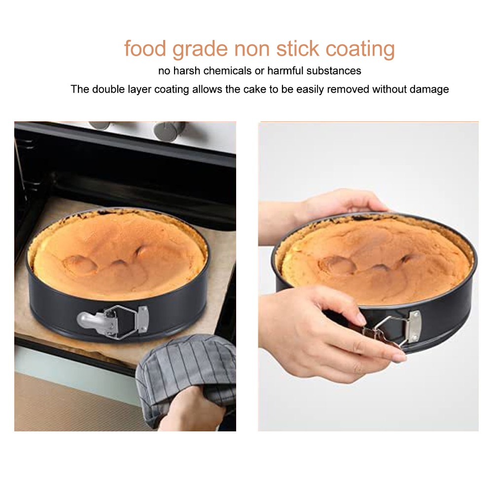 3pcs Carbon Steel Cake Pan Set - огляд і ціна Springform Pan Set