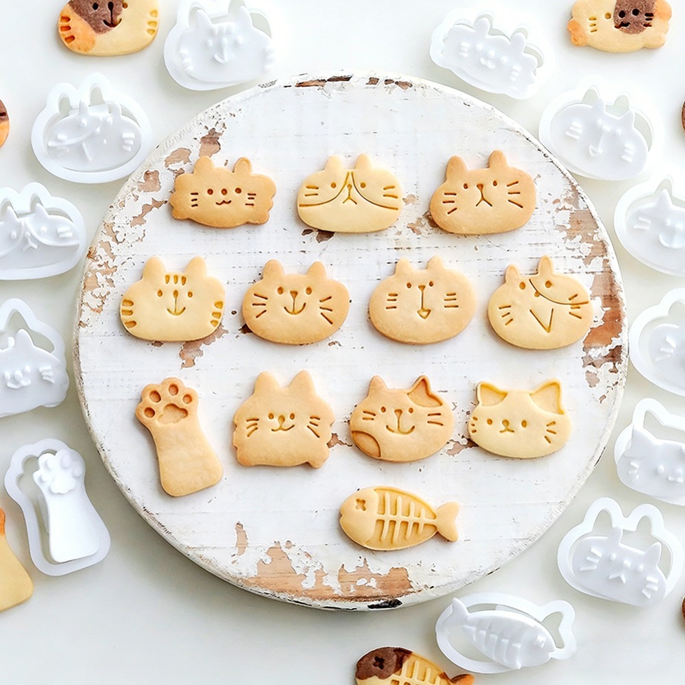Cute Kitten DIY Stamp Cookie C - огляд і ціна Kitchen Appliances For Baking