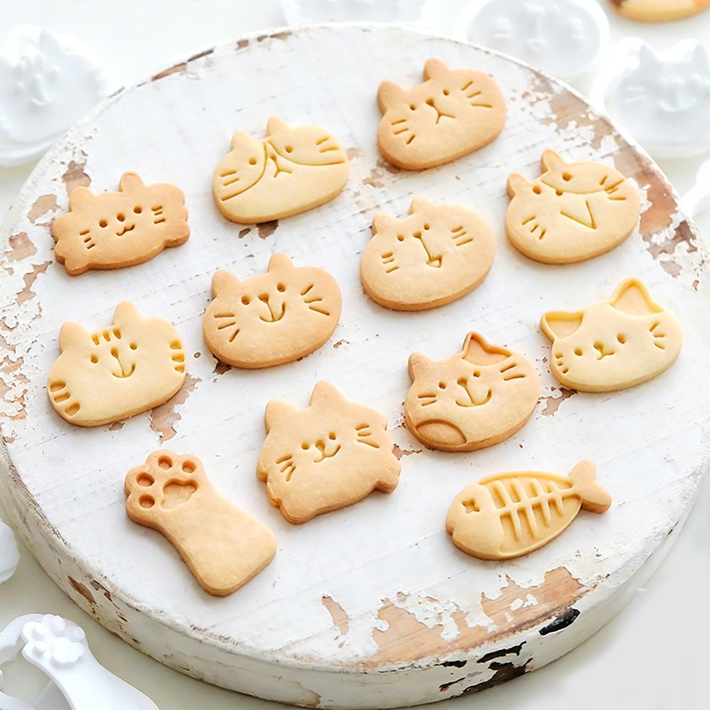 Cute Kitten DIY Stamp Cookie C - огляд і ціна Kitchen Appliances For Baking