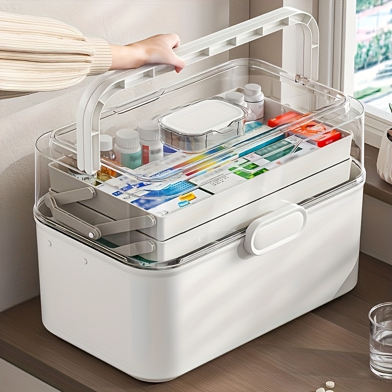 Large Capacity Clear Lid Medic - огляд і ціна Kitchen Baking Tray Organizer