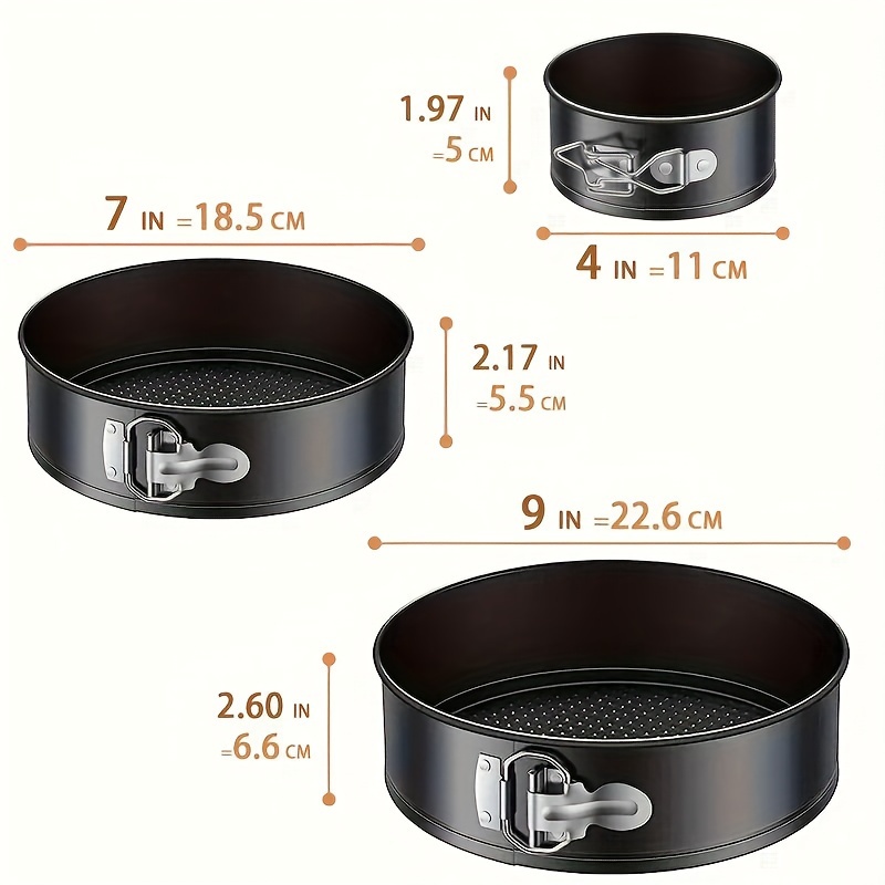 Springform Pan, Nonstick Leakp - огляд і ціна Springform Pan Set
