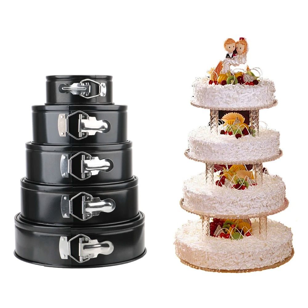 1Pcs 12/16/20/24/28cm Springfo - огляд і ціна Springform Pan Set