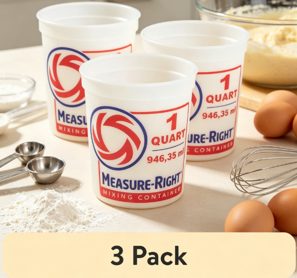 Round Plastic Mixing Container - огляд і ціна Kitchen Baking Set
