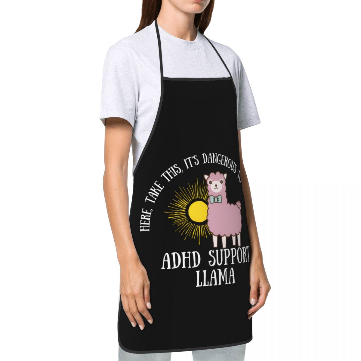 Unisex ADHD Support Llama Quot - огляд і ціна Kitchen Baking Quotes