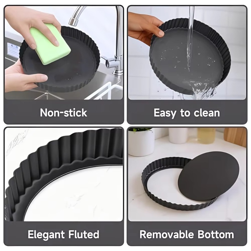 1pc Removable Bottom Fluted Ta - огляд і ціна Kitchen Appliances For Baking